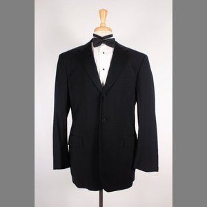 Like New! Brooks Brothers 41R Black Tuxedo Jacket P088